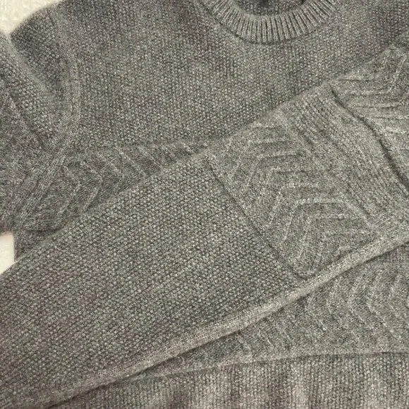 Theory Jimmy Wool Cashmere Sweater In Pestle Grey Size M - Picture 7 of 7